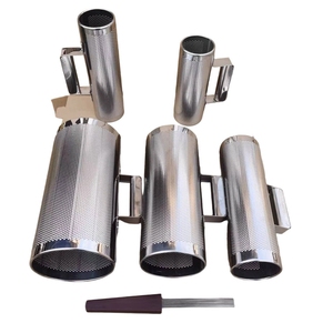 <span class=keywords><strong>Guiro</strong></span> y Shaker con <span class=keywords><strong>Raspador</strong></span>, Instrumentos de Percusión de Tubo Metálico, Cilindro <span class=keywords><strong>Raspador</strong></span> de Metal, Cepillo de Madera - Product Image 4