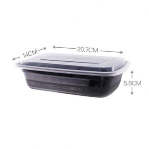 Boîte en plastique transparente recyclable de haute qualité, matériau PP jetable, boîte alimentaire pour fruits et légumes - Product Image 3