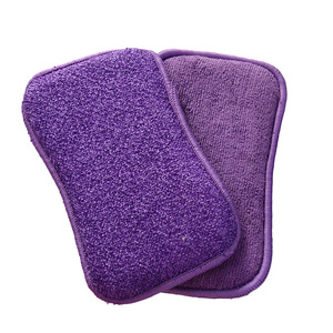 Esponja de Limpieza Morada para Cocina, Forma Rectangular, para Limpiar Muebles - Product Image 2