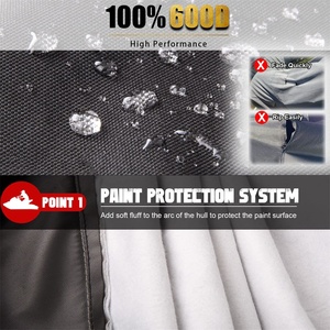 Funda Impermeable para Moto Acuática de 2-3 Plazas, Tela 600D Resistente a Rayos UV, Compatible con Yamaha, Sea-Doo, Kawasaki - Product Image 2