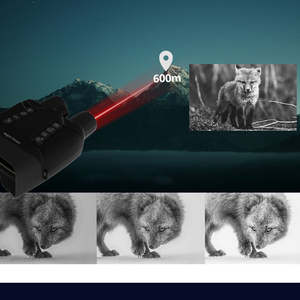 Visée laser infrarouge 4K avec écran HD et caméra, métal, grossissement 8x pour la chasse - Product Image 3
