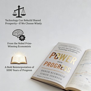 Puissance et progrès par <span class=keywords><strong>Daron</strong></span> Acemoglu et Simon Johnson. Oeuvre authorente et intemporelle sur la technologie et l'économie - Product Image 3