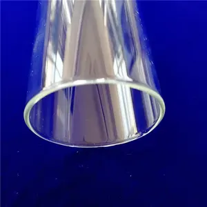 China manufacturer clear large diameter borosilicate glass tube