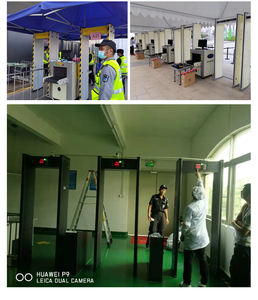 공항 학교 사무실에 대한 경보 자동 고정밀 멀티 존 감지 기능이있는 보안 점검 금속 탐지기 게이트 - Product Image 5