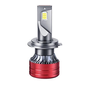 Luces LED de coche V13 de alta potencia IP68 a prueba de agua 56W 3570 chips H4 H7 H11 9005 bombilla de <span class=keywords><strong>faro</strong></span> LED con ventilador - Product Image 5