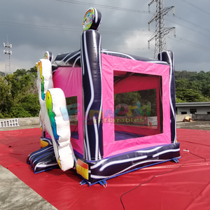 Castillo inflable comercial para fiestas al aire libre, brincolín 3D con diseño de unicornio para niñas - Product Image 6