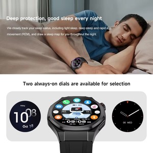 สมาร์ทวอทช์ Watch 5 Ultra Sport รุ่นปี 2025 สำหรับผู้ชาย หน้าจอ 1.53 นิ้ว แบตเตอรี่ขนาดใหญ่ IP67 รองรับการโทรผ่านบลูทูธ ตรวจวัดอัตราการเต้นของหัวใจ เครื่องติดตามการออกกำลังกายกลางแจ้ง - Product Image 4