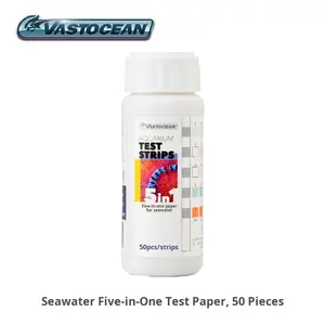 Vastocean กระดาษทดสอบแบบมีในตัวเดียวสำหรับตู้ปลา <span class=keywords><strong>NO3</strong></span>ตรวจสอบคุณภาพน้ำ NO2 CL2 KH PH - Product Image 6