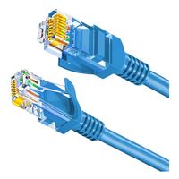 Kabel Ethernet Cat6 UTP 24AWG Tembaga Murni Solid 4 Pasangan 8 Inti 250MHz 1000Mbps Gigabit 305m 1000ft Kabel Panel Patch TIA Lead