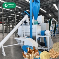 Usine de fabrication de granulés d'aliments pour animaux à matrice annulaire, fabricant de moulin à aliments commercial à faible consommation d'énergie