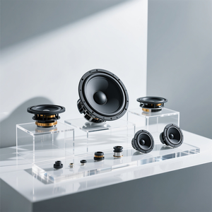 Altavoz Coaxial de 2 Vías de Alta Calidad con Cono de Fibra de Carbono de 6.5 Pulgadas, Altavoz para Exteriores de Rango Completo - Product Image 1