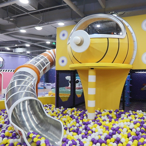 Equipo de juegos para interiores para niños, bebés, plástico blando, área de juegos para niños, <span class=keywords><strong>parque</strong></span> de atracciones escolar, zona de juegos interior para niños inspirada - Product Image 5