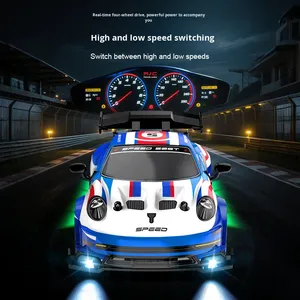 Nuova <span class=keywords><strong>Auto</strong></span> Telecomandata Scala 1:24 a Quattro Ruote Motrici con Trasmissione Continua e Motore Elettrico - Modello E80 per Giovani (7-14 Anni) - Product Image 2