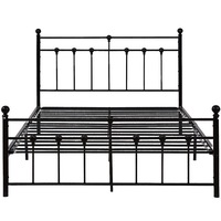Tomyniki moderne Vintage Style victorien Double King Sizes cadre de lit en métal jailli latte en laiton brossé moulages fer pour hôtels