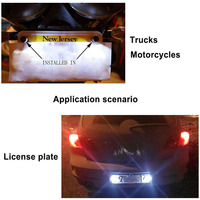 LED-Glühbirne Kennzeichenbeleuchtung 12V 24V Wasserdichte Schraublampe für Motorrad Sportbike Fender Eliminator Kit Superhell