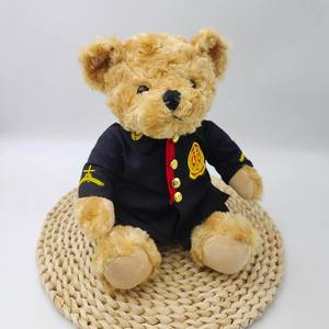 Giudice di trasferimento di calore orso uniforme orsacchiotto di peluche personalizzato orso bambola regalo Logo regalo - Product Image 1