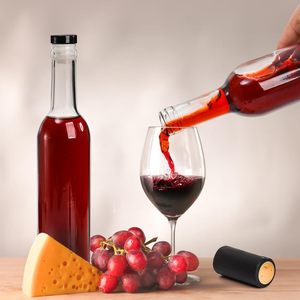 375ml/500ml/<b>750ml</b> Frosted Clear Glass Wine for Fruit <b>Bottles</b> with Screen Printing and Rubber Stopper - Product Image 5