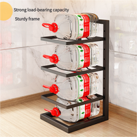 Support de rangement pour ustensiles de cuisine sous l'évier, support de rangement réglable pour casseroles en métal