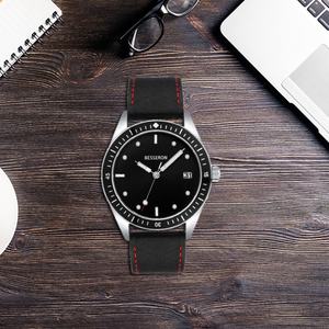 Wholesale Quartz <b>Watches</b> Luminous Hands High Quality Custom Designer Stainless Steel <b>for</b> Gentleman Leather Strap - Product Image 3