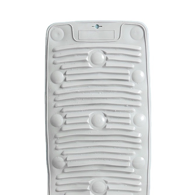 Foldable washboard household bathroom non slip silicone washboard large vacuum suction cup soft washboard