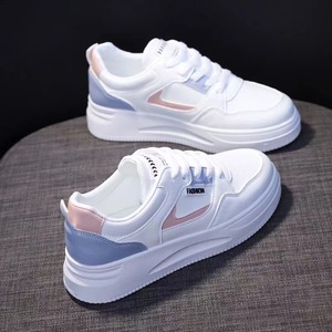 Korean-style leather slip-on shoes in 2026 autumn new style, breathable thick-soled Korean-style sneakers - Product Image 2