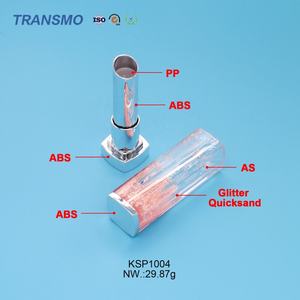 Contenant carré pour baume à lèvres effet sable mouvant, boîtier de rouge à lèvres en vrac, tubes de rouge à lèvres carrés personnalisables avec logo - Product Image 4