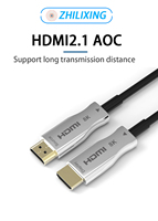 Kabel AOC untuk 8K 60Hz Ultra HD High Speed 2.1 untuk Kamera Mobil Teater Komputer Layar Proyeksi