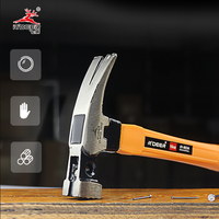 RDEER TOOLS Meilleure vente Marteau à griffes multifonctionnel en acier à haute teneur en carbone à long manche Marteau de haute qualité robuste et durable