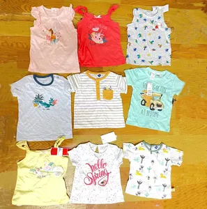 bangladesh overruns supplier Overruns surplus wholesale Apparel Branded Baby Boys Girls Long Sleeve Cotton Cute Baby Clothes