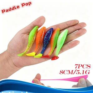 Señuelo de Pesca Daoyu Classic Factory de 8cm y 5g, Señuelo Suave con Cola de Paleta, Kit de Señuelos para Caña de Pescar en Embalses - Product Image 2