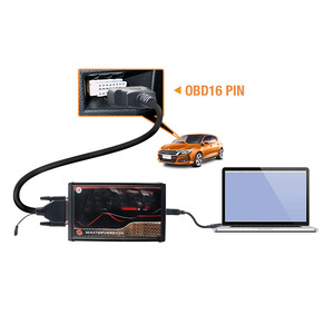 Kess V2 OBD2 ECU Programming <b>Tool</b> Red Board <b>Diagnostic</b> Scanner With Cables And Cd For Car Fault Detection - Product Image 3