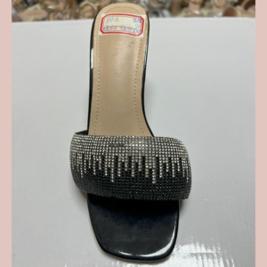 Women's Trendy Dressy Heel Shoes <strong>Sandals</strong> Handmade <strong>Sparkle</strong> Crystal Clear High Heels, Open Toe Stiletto Pumps for Party Wedding - Product Image 4