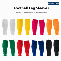 En gros, Manchons de compression extra longs pour mollets, sans pied, pour football et rugby, avec logo personnalisé, unisexe adulte