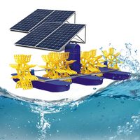 Aérateur solaire Mashow à 6 pales, moteur de pompe à eau AC/DC haute productivité, modèle MSO-1.5-2 pour l'élevage de crevettes et de poissons