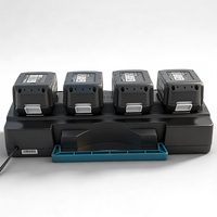 Chargeur rapide pour batterie au lithium 4 ports DC18SF 18V 14.4V pour outils sans fil 14.4-18V
