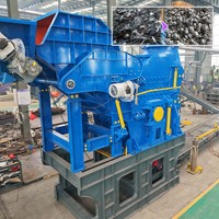 Broyeur à marteaux haute capacité pour métaux mixtes (fer, acier, aluminium), carrosseries de voitures et blocs moteur