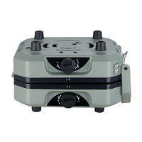 Portable Deux supports et une assiette à steak Barbecue à gaz Camping pique-nique Facile à transporter randonnée Facile à réaliser