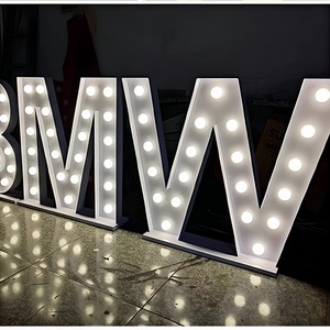 Tùy chỉnh sáng tạo ngoài trời <span class=keywords><strong>Led</strong></span> Phát Quang Internet người nổi tiếng chữ sàn lớn hộp Đèn biển quảng cáo tùy chỉnh IP54 - Product Image 3