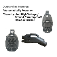 Adaptateur CCS2 vers GB/T DC pour véhicules électriques, Adaptateur CCS Combo 2 vers GBT, Adaptateur CCS2 vers GB/T, Adaptateur CCS2 vers GBT pour véhicules électriques CE 400A 300A