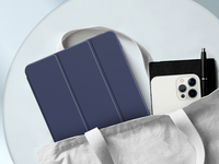 Étui pour tablette pour iPad Air 13 (M4) 2024 avec coque en cuir PU pour enfants