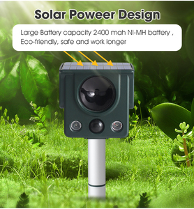 <span class=keywords><strong>Répulsif</strong></span> Solaire Ultrasonique 360 Degrés SAIJZEK en Gros pour Animaux : Oiseaux, Chiens, Chats, Singes, Cerfs, Souris - Product Image 1