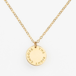 Collana CTR Personalizzata Jietao, Scegli il Disco Inciso Adatto, Gioielli LDS in Acciaio Inossidabile 316L, Regalo per Battesimo e Missionari, Anti-Ossidazione - Product Image 1