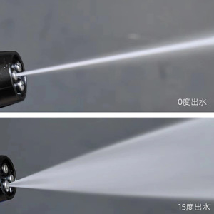 Buse haute pression HANGGAO 75 mm 36 mm en alliage de zinc noir pour lave-auto et nettoyeur, tête de pulvérisation multi-angles - Product Image 5