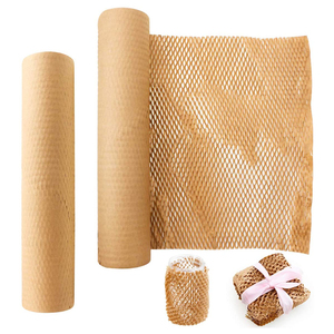 Honeycomb Stretch Paper Sheet Sustainable and Durable Packaging Designed for Secure Wrap and Protection