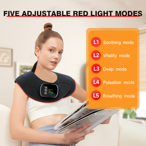 Almohadilla de Terapia de Luz Roja Inalámbrica para Aliviar el Dolor de Cuello y Hombros, Envoltura de Luz Infrarroja Cercana al Cuerpo para Relajar los Músculos de la Parte Superior de la Espalda - Product Image 4