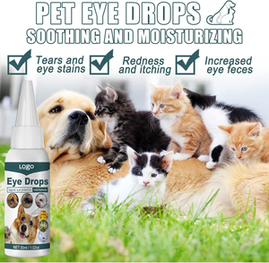Gocce oculari a marchio privato per cani e gatti, rimuovono le tracce lacrimali, alleviano il <span class=keywords><strong>prurito</strong></span> oculare, gocce detergenti delicate. - Product Image 3