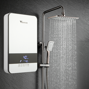 Calentador de Agua Instantáneo sin Tanque <span class=keywords><strong>Hannover</strong></span> DHC 2025, Nuevo Diseño, Certificado CE, Carcasa de Plástico, Uso en Exteriores, LED, Control Inteligente - Product Image 2