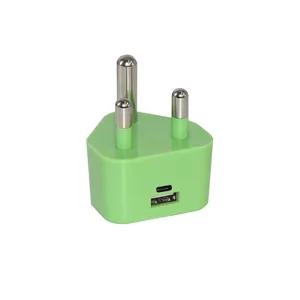 Psu Wit Cb Goedkeuring Ac 100-240V Naar Dc 5V 3A 3000mA Zuid-afrika 3pin Plug Mobiele telefoon Usb Wall Charger