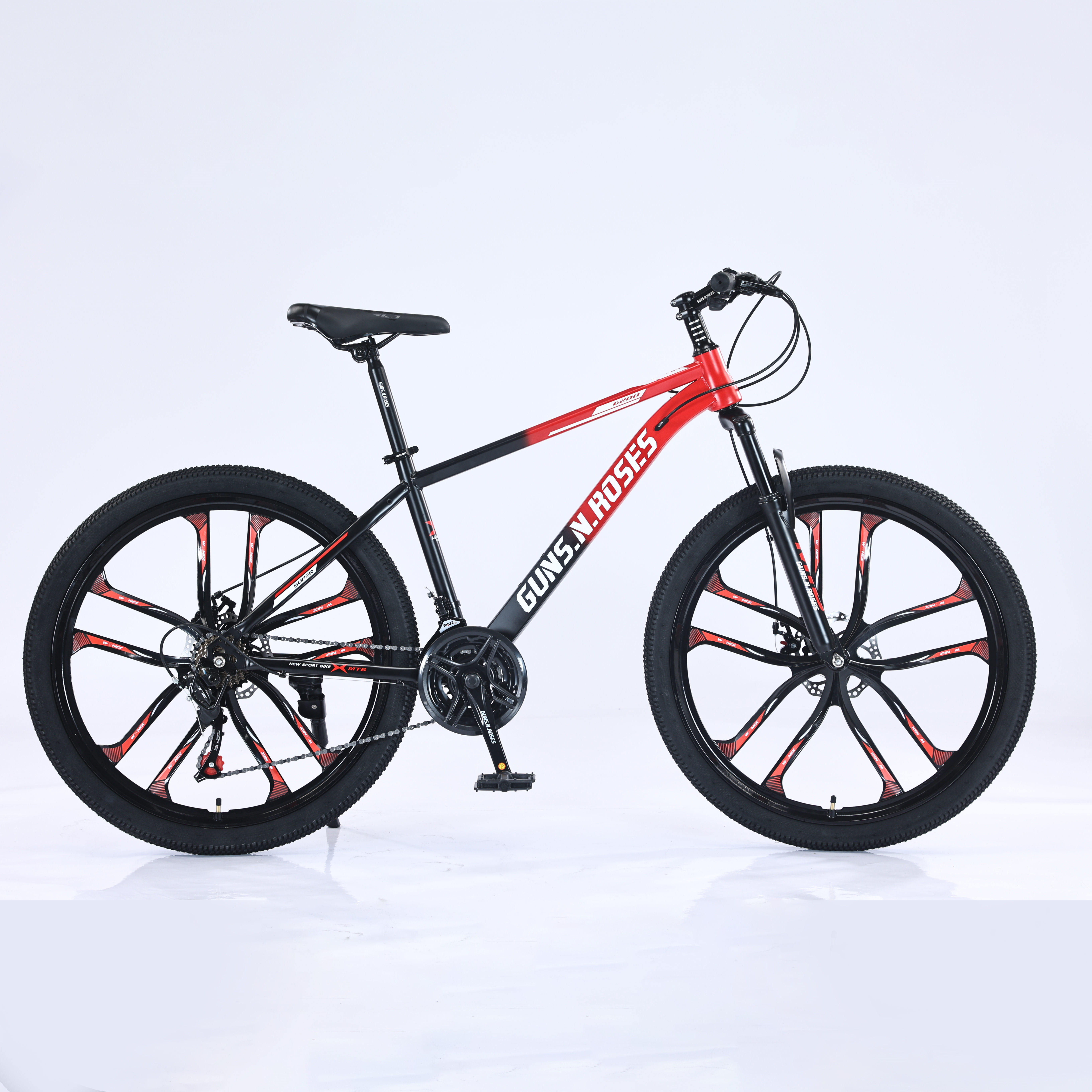 26インチ マウンテンバイク スチールフレーム 26インチbyke自転車26インチmtbスチールフレームサイクル (男性用