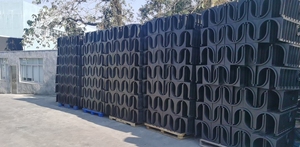 Canal de drainage en plastique noir HDPE U100-U300, système d'évacuation des eaux usées domestiques, certifié <span class=keywords><strong>ISO</strong></span>, durée de vie de 10 ans, Zhejiang Chine - Product Image 6